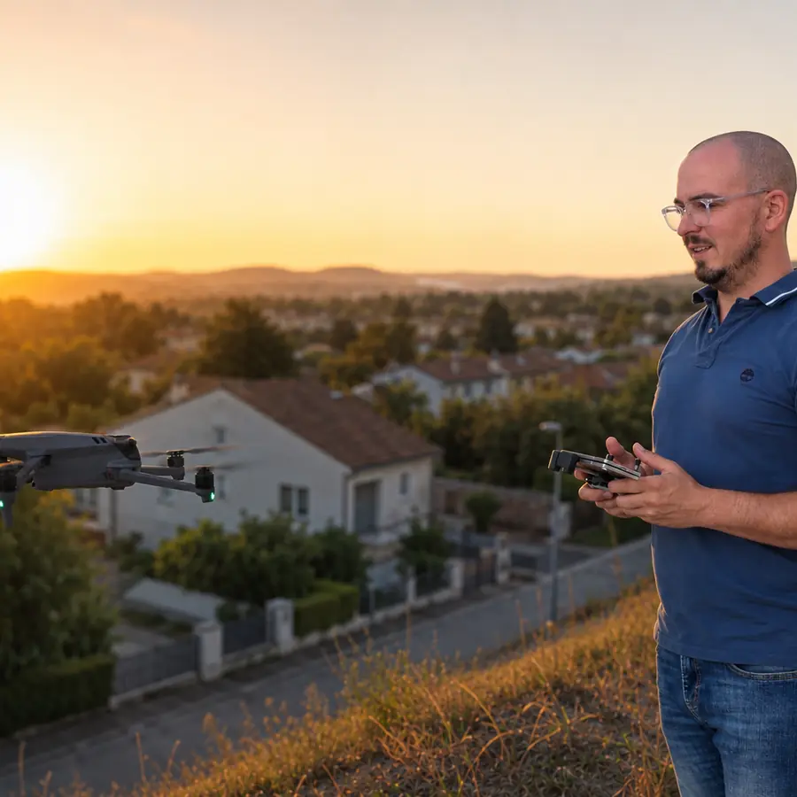Prise de vue par drone